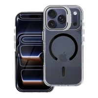 Dėklas LENS MAG COVER suderinamas su MagSafe skirtas IPHONE 16 juodas
