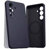 Dėklas Mercury Pure Magsafe Silicon Case Samsung S942 S26 tamsiai mėlynas