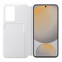 Dėklas telefonui Smart View Wallet EF-ZS721CWEGWW Samsung Galaxy S24 FE - baltas