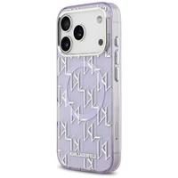 Karl Lagerfeld IML KL Monograma Magnetinis dėklas iPhone 17 Pro Max - violetinis