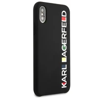 Karl Lagerfeld Blizgus Bauhaus iPhone X/XS Dėklas - juoda