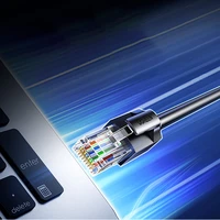 Ugreen Cat6A UTP Ethernet laidas 0.5m - Juodas