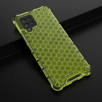 Honeycomb dėklas šarvuotas su TPU buferiu Samsung Galaxy A42 5G žalias