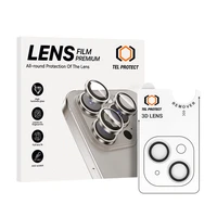 Apsauginis stiklas Tel Protect 3D Lens ant kameros Iphone 11 skaidrus (2 lęšiai)