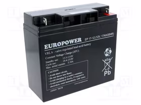 Akumuliatorius 12V 17Ah VRLA EP17-12 Europower EMU