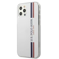 US Polo USHCP12LPCUSSWH iPhone 12 Pro Max 6,7" balta Tricolor Collection