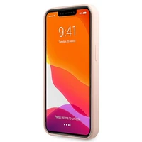 Karl Lagerfeld Silikoninis Karl`o galvos dėklas telefonui iPhone 13 Pro / 13 6.1" - šviesiai rožinis