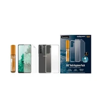 PanzerGlass apsaugos rinkinys Samsung Galaxy S21 TPU plėvelė + ClearCase + valymo skystis 30ml