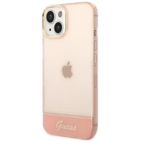 Guess GUHCP14MHGCOP iPhone 14 Plus 6.7 "rožinis/rožinis kietas dėklas Translucent