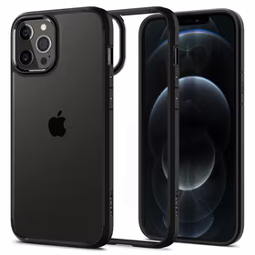 Spigen Ultra Hybrid Dėklas telefonui iPhone 12 / iPhone 12 Pro - Matinis juodas