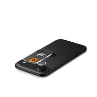 Spigen Optik Pro GLAS.TR „EZ FIT“ kameros dangtelis 2 dalių rinkinys iPhone Air - sidabrinis