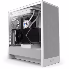 NZXT H5 Flow „Midi Tower“ Balta