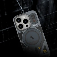 FORCELL F-PROTECT Lygiai su dviejų sluoksnių 4D technologija, militarinio kritimo testo suderinamas su MagSafe SAMSUNG S25 - cyber pilkas