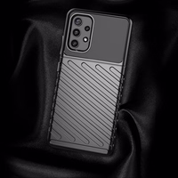 Thunder Case lankstus tvirtas tvirtas dėklas TPU dėklas telefonui Samsung Galaxy A72 4G mėlynas