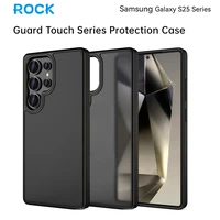 Rock Guard Touch Matte Series Dėklas telefonui Samsung Galaxy S25 pilkas