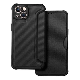 Dėklas telefonui RAZOR Book iPhone 13 juodas