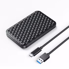 "Orico 2520C3-V1" 2,5 colių HDD/SSD USB-C 5Gb/s diskinis kaupiklis - juodas