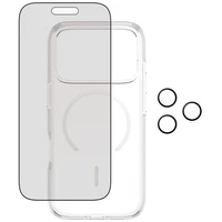 CARE by PanzerGlass flagmanas privatumo 3in1 dėklas + privatumo stiklas + lęšis iPhone 17 Pro