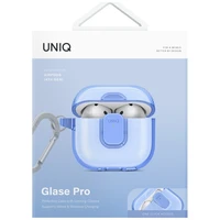Uniq Glase Pro dėklas AirPods 4 - mėlynas