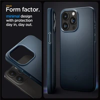 Spigen Thin Fit dėklas telefonui iPhone 15 Pro Max - juodas metalinis