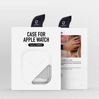 LCD apsauginis stikliukas/dėklas Dux Ducis Samo Apple Watch 41mm sidabrinis