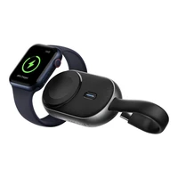 Išorinė baterija Apple Watch Forcell F-Energy Mini Power Watch 1A 2,5W 1200 mAh juoda