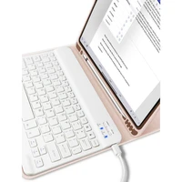 Tech-Protect SC Pen + Keyboard dėklas su klaviatūra iPad 10.9" 2022 - rožinė