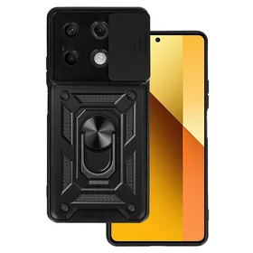 Slide Camera Armor Dėklas Xiaomi Redmi Note 13 5G juodas