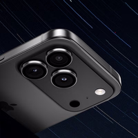 Benks Grūdintas stiklas DR Sapphire Objektyvo apsauginis stiklas kamerai Iphone 17 Air (lęšio 1 vnt.) juodas