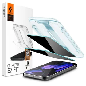 Spigen Glas.TR "Ez Fit" Privacy 2 rinkinys privatumo stiklas Google Pixel 9 Pro XL