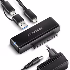 SSD disko USB-C SATA 6G 10Gbps adapteris 0.6m ADSA-FPX Axagon