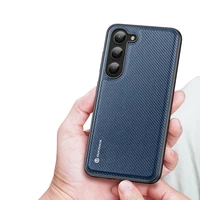 Dux Ducis Fino dėklas Samsung Galaxy S23+ su silikoniniu rėmeliu mėlynas