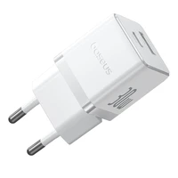 Baseus Palm 30W USB-C USB-A sieninis įkroviklis - baltas