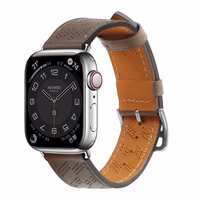 Odinis dirželis Apple Watch 38 / 40 / 41 mm apyrankė – tamsiai rudas