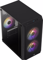 Aerocool CS107V2 kompiuterio korpusas „Mini Tower“ Juoda