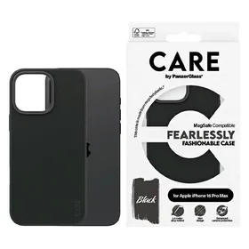 CARE by PanzerGlass Mados dėklas telefonui iPhone 16 Pro Max 6.9" juodas/juodas Magnetinis 1380