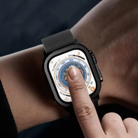 Tech-Protect grūdintas stiklas 2 vnt. Apple Watch Ultra 49mm sidabrinis ir juodas