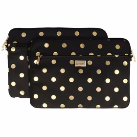 Wonder nešiojamojo kompiuterio dėklas 17 colių auksinis su taškeliais