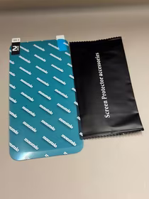 Hibridinis stiklas 9H MONSTELO skirtas iPhone 15 + Montavimo rinkinys 5 vnt.