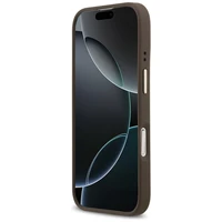 Guess dėklas telefonui iPhone 17 HC MAGSAFE PU W/ 4G PU STRIPE rudas