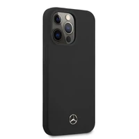 Mercedes Silikoninė Linija Magnetinis dėklas iPhone 13 Pro / iPhone 13 - juodas