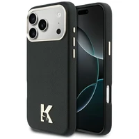 KARL LAGERFELD case for IPHONE 17 Pro Max compatible with MagSafe KLHMP17X5PGFKHGK (PU FW W/ KHead Logo) black