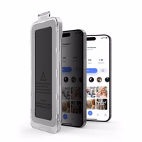 Tech-Protect Greito nustatymo Spy+ privatumo stiklas 2 rinkinys iPhone 14 Pro