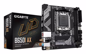 Pagrindinė plokštė GIGABYTE AMD B650 Socket AM5 Mini-ITX DDR5 Wi-Fi Bluetooth