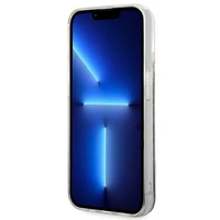 Karl Lagerfeld KLHCP14LLMNMK iPhone 14 Pro 6.1 kietasis dėklas juodas skystas blizgutis Monogram