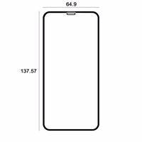 "Etteri" grūdintas stiklas 9D, skirtas "iPhone X/XS/11 Pro