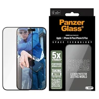 PanzerGlass keraminis apsauginis stiklas iPhone 16 Plus 6.7" Ultra-Wide Fit 2855