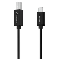 Wozinsky WKDDY2S USB-B - USB-C kabelis 2m - juodas