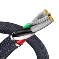 Baseus kabelis Crystal Shine USB - Lightning 1,2 m 2,4A juodas