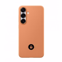 Telefono Dėklas "Silicone Cover" Samsung S921 S24 / Oranžinis / pakuotėje